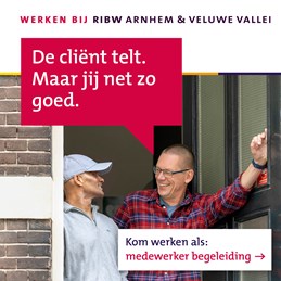 Voorbeeld wervingscampagne RIBW Arnhem & Veluwe Vallei